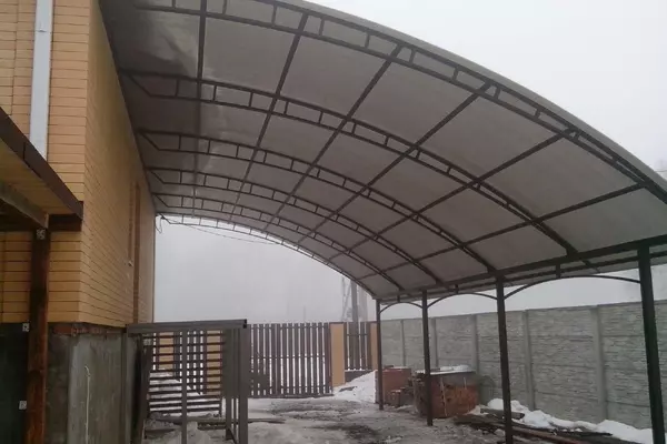 Полуарочные навесы в Всеволожске